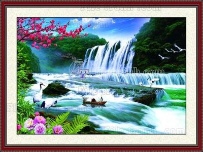 File in trần File gốc in tranh tổng hợp tường nền K44707 (file gốc) phong thủy