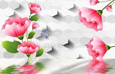 File gốc File gốc in tranh tổng hợp tường nền K44763 (AI/EPS) cho in ấn