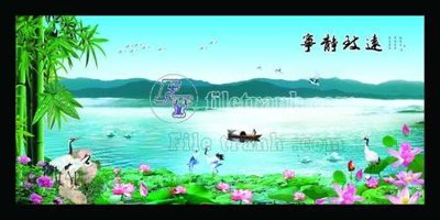 Tải file File gốc in tranh tổng hợp tường nền K44795 (PSD) cho in tranh 3D