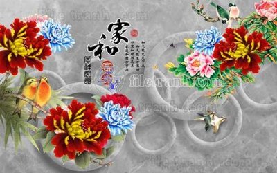 Download file File gốc in tranh tổng hợp tường nền K44858 (chuẩn in) File gốc in tranh tổng hợp tường nền K44858