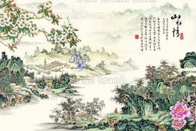 File tranh File gốc in tranh tổng hợp tường nền K44862 (gốc) chủ đề thành phố