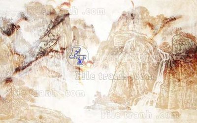 File in mica File gốc in tranh tổng hợp tường nền K44914 (bản gốc) làm vách ngăn