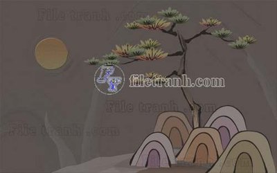 File tranh File gốc in tranh tổng hợp tường nền K44929 (bản gốc) treo quán cafe