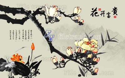 Ảnh gốc File gốc in tranh tổng hợp tường nền K44993 (nét căng) in mica