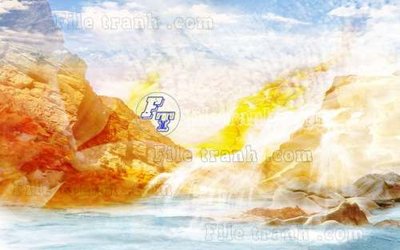 File in trần File gốc in tranh tổng hợp tường nền K45011 (file gốc) phong thủy