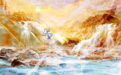 Download file gốc File gốc in tranh tổng hợp tường nền K45058 (in mica) trang trí