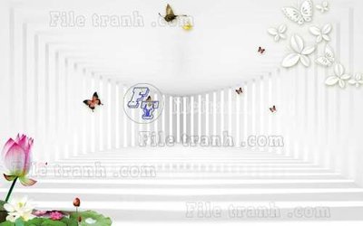 File tranh File gốc in tranh tổng hợp tường nền K45121 (bản gốc) in lụa 3D
