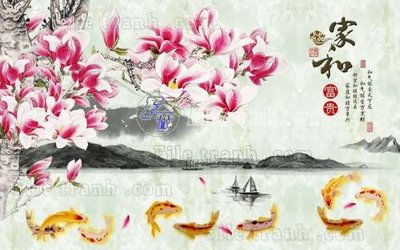 File gốc File gốc in tranh tổng hợp tường nền K45142 (in mica) cắt laser