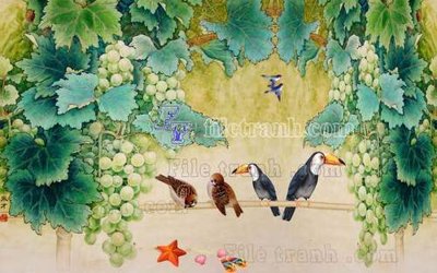 File tranh File gốc in tranh tổng hợp tường nền K45199 (gốc) chủ đề thành phố