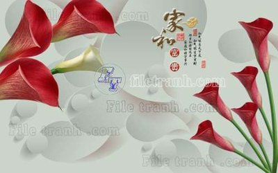 File tranh gốc PSD File gốc in tranh tổng hợp tường nền K45215 còn nguyên layer