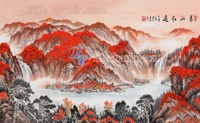 Tải file File gốc in tranh tổng hợp tường nền K45248 (PSD) cho in tranh 3D