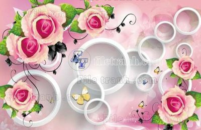 Download file gốc File gốc in tranh tổng hợp tường nền K45249 (in lụa) cao cấp