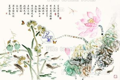 Download file File gốc in tranh tổng hợp tường nền K45281 (gốc) in mica ốp bếp