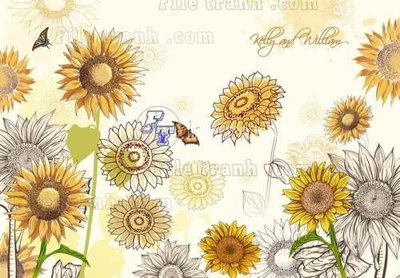 File tranh File gốc in tranh tổng hợp tường nền K45347 (file gốc) chủ đề phong thủy