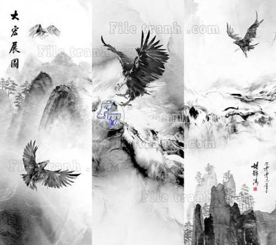 File gốc File gốc in tranh tổng hợp tường nền K45370 (cho in ấn) độc quyền