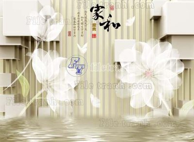 Download file File gốc in tranh tổng hợp tường nền K45424 (gốc) in mica cao cấp