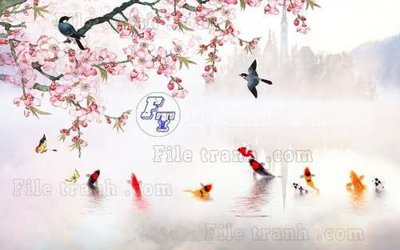 File ảnh gốc File gốc in tranh tổng hợp tường nền K45428 (chuyên in mica)