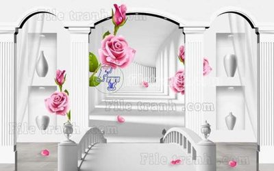 File gốc File gốc in tranh tổng hợp tường nền K45437 (in mica) làm quà tặng