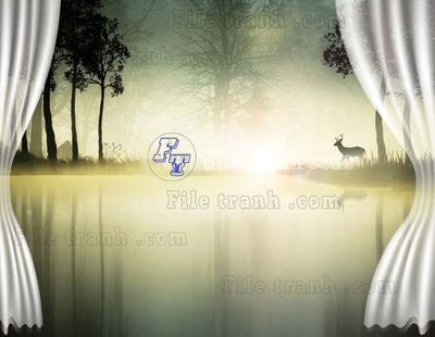 File gốc File gốc in tranh tổng hợp tường nền K45464 (in tráng gương) nghệ thuật