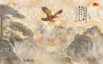 File tranh gốc File gốc in tranh tổng hợp tường nền K45506 chủ đề hiện đại