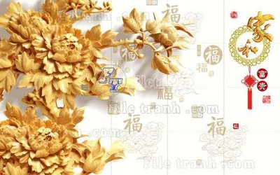 File in trần File gốc in tranh tổng hợp tường nền K45517 (bản gốc) 5D