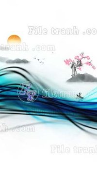 File gốc File gốc in tranh tổng hợp tường nền K45530 (in mica) trang trí