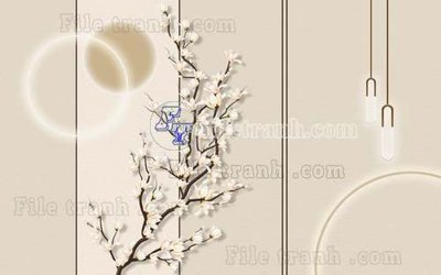 File in mica File gốc in tranh tổng hợp tường nền K45592 (bản gốc) siêu trong