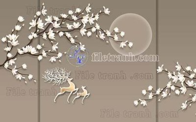 Tải file gốc in lụa File gốc in tranh tổng hợp tường nền K45593 siêu nét