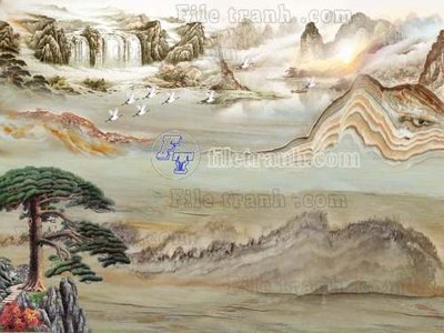 File ảnh File gốc in tranh tổng hợp tường nền K45611 (gốc) in biển hiệu