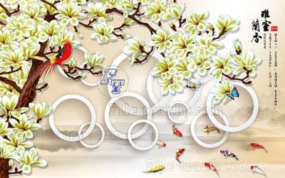 File tranh File gốc in tranh tổng hợp tường nền K45641 (bản gốc) trang trí văn phòng