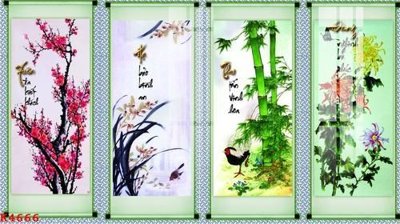 File tranh File gốc in tranh tổng hợp K4666 (ảnh gốc) cho in ấn kỹ thuật số
