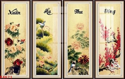 File gốc File gốc in tranh tổng hợp K4671 (ảnh chi tiết) để in trần