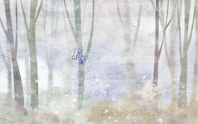 Tải file File tranh gốc dán tường hươu nai sừng K47217 (gốc) chủ đề tôn giáo