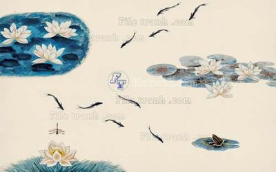 Chi tiết file gốc File tranh gốc tranh tường hoa 3d đẹp K48102 (cho in tráng gương)