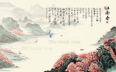 File ảnh File tranh gốc tranh tường hoa 3d đẹp K48112 (gốc) trang trí khách sạn