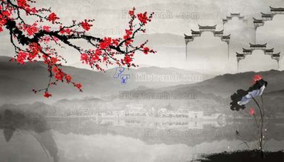 File tranh File tranh gốc tranh tường hoa 3d đẹp K48123 (ảnh gốc) độ nét vượt trội