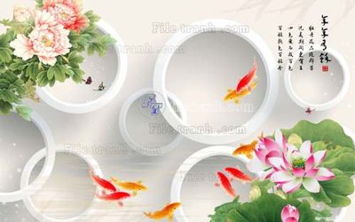 File tranh File tranh gốc tranh tường hoa 3d đẹp K48160 (ảnh gốc) cho in ấn kỹ thuật số