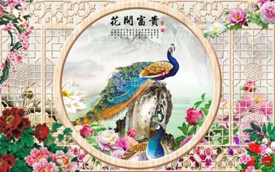 File gốc File tranh gốc tranh tường hoa 3d đẹp K48178 (trang trí) phòng ngủ