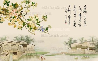 File tranh trang trí File tranh gốc tranh tường hoa 3d đẹp K48211 (tải file gốc)