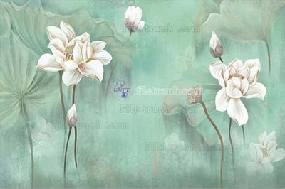 Tải file File tranh gốc tranh tường hoa 3d đẹp K48228 (gốc) in trên mọi chất liệu