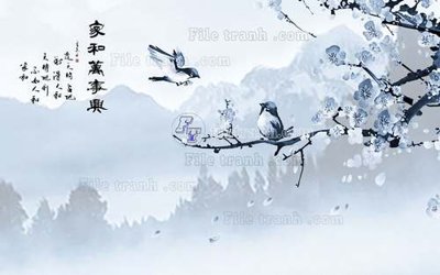 File PSD File tranh gốc tranh tường hoa 3d đẹp K48306 (gốc) tách lớp chi tiết