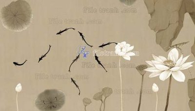 File gốc File tranh gốc tranh tường hoa 3d đẹp K48370 (in mica) trang trí