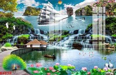 File in mica File gốc in tranh tổng hợp K4838 (bản gốc) siêu trong