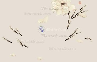 File gốc File tranh gốc tranh tường hoa 3d đẹp K48387 (trang trí) phòng ngủ