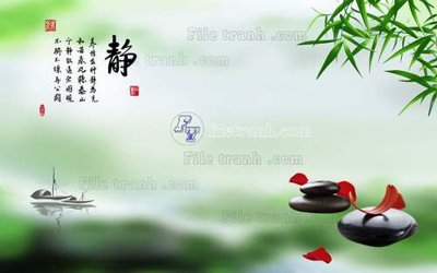 File gốc File tranh gốc tranh tường hoa 3d đẹp K48392 (in lụa) tranh thuận buồm