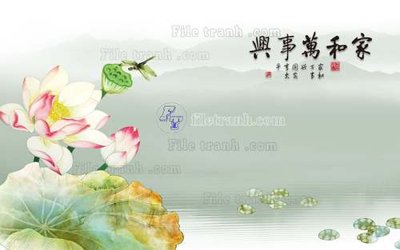 Download file gốc File tranh gốc tranh tường hoa 3d đẹp K48396 (in lụa) hoa lá