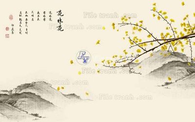 File ảnh File tranh gốc tranh tường hoa 3d đẹp K48459 (gốc) in poster