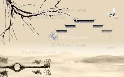 Tải về hình ảnh gốc File tranh gốc tranh tường hoa 3d đẹp K48460 sắc nét