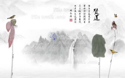 File gốc File tranh gốc tranh tường hoa 3d đẹp K48505 (chuẩn màu) cho in offset