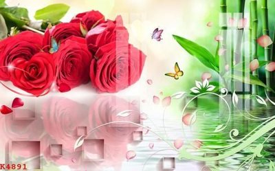 File tranh File gốc in tranh tổng hợp K4891 (gốc) chủ đề trừu tượng